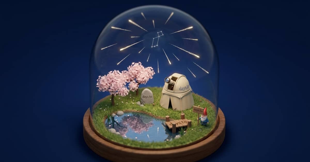 How many days until Lyrid Meteor Shower