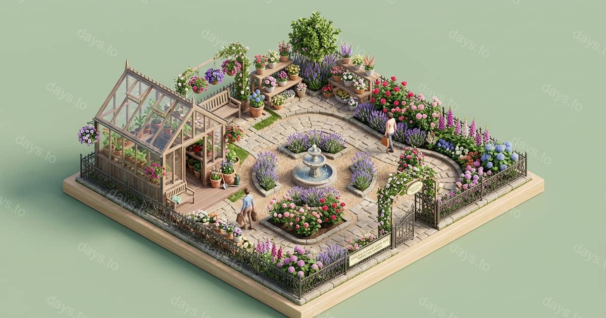 Chelsea Flower Show countdown timer - Holidays