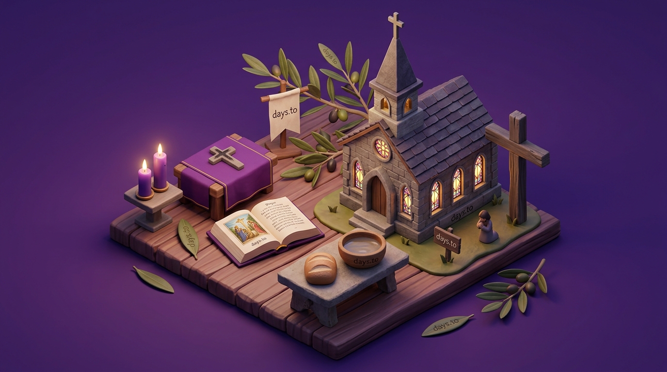 Lent (Catholic) countdown - Holidays