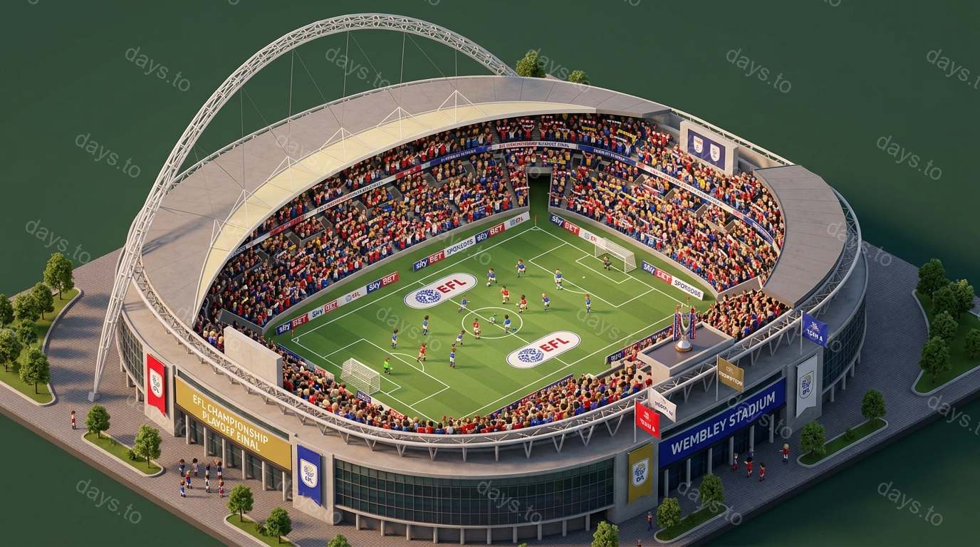EFL Championship Playoff Final 2026 countdown - Sport