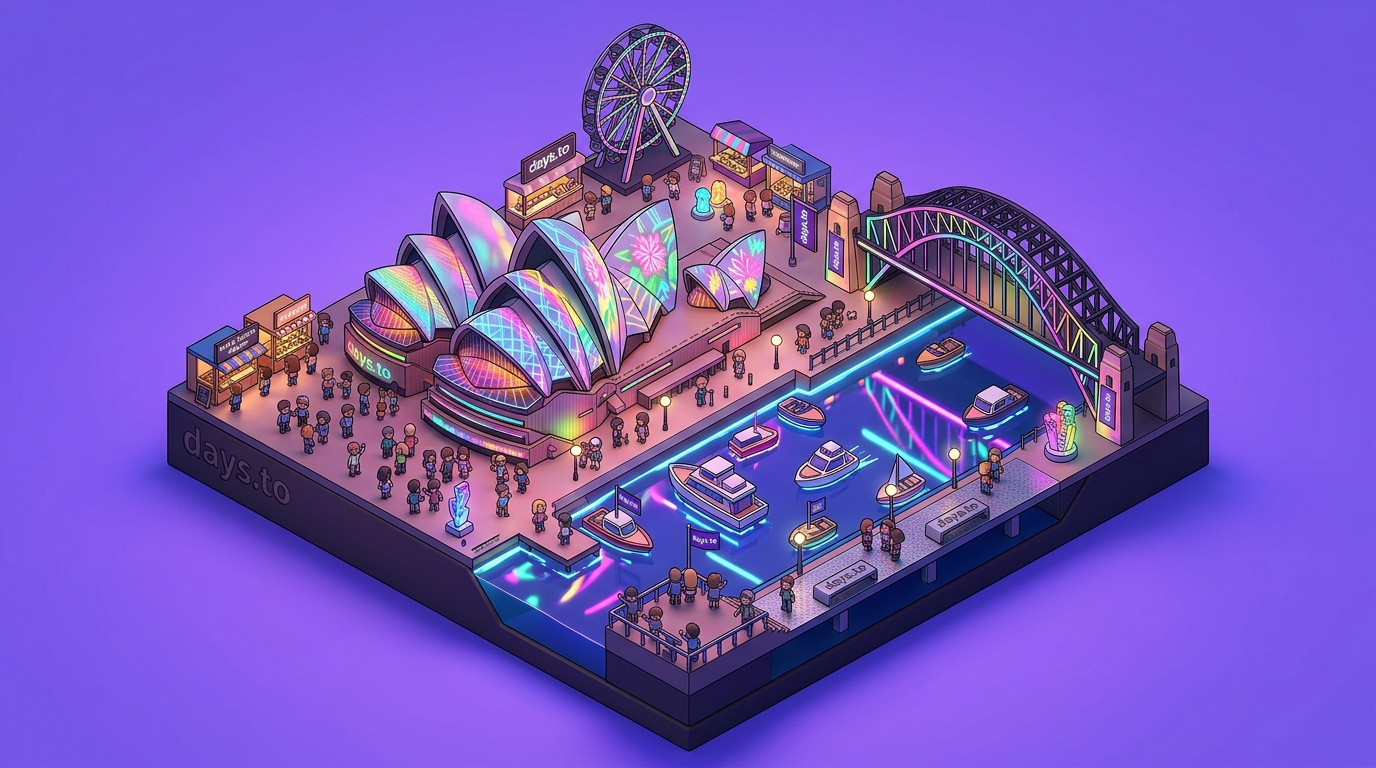 Vivid Sydney 2026 countdown - Holidays