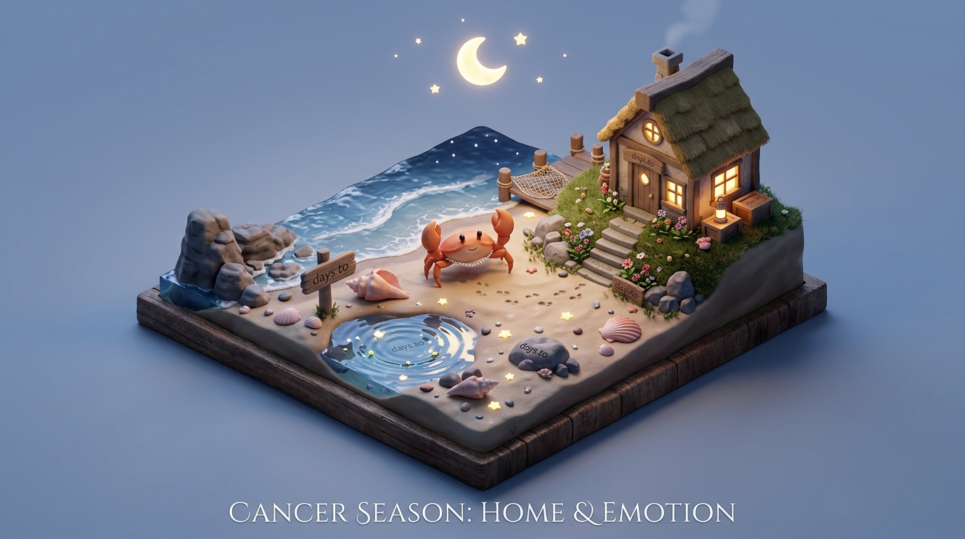 Cancer Season countdown - Seasons