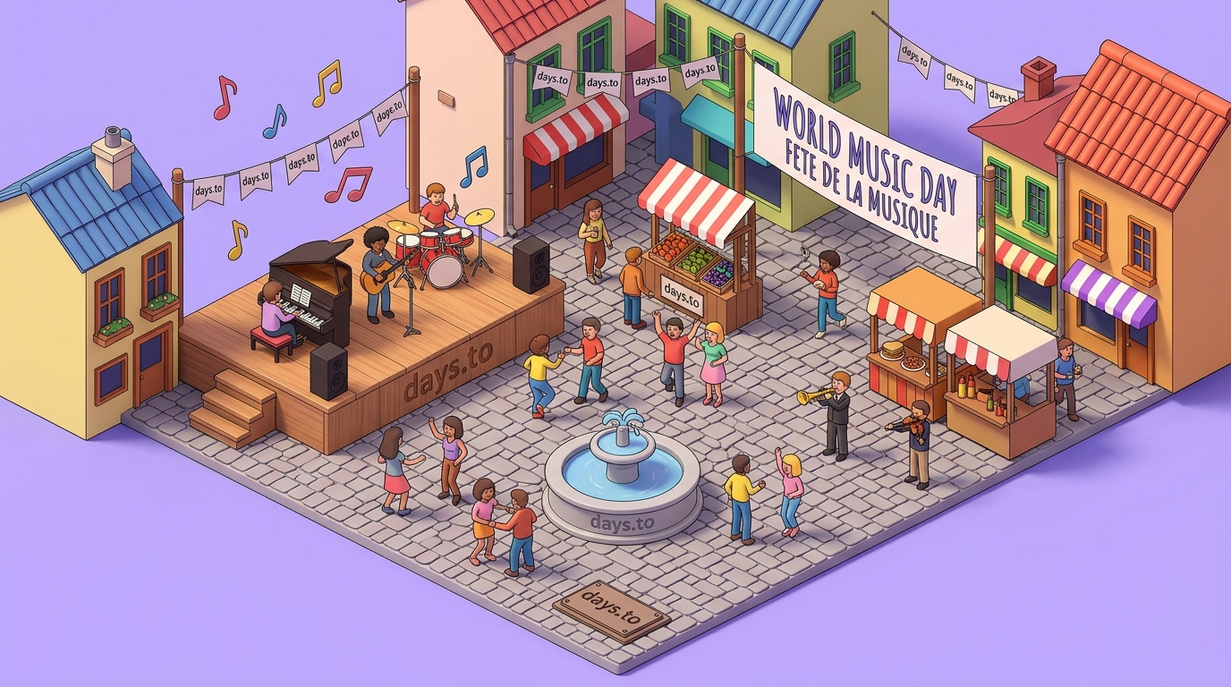 World Music Day countdown - Awareness