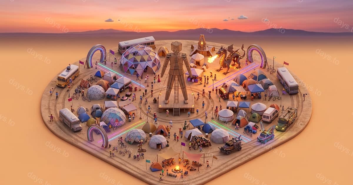 Burning Man countdown - Music