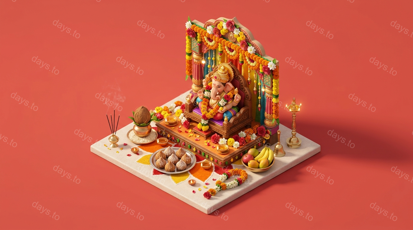 Ganesh Chaturthi countdown - Holidays