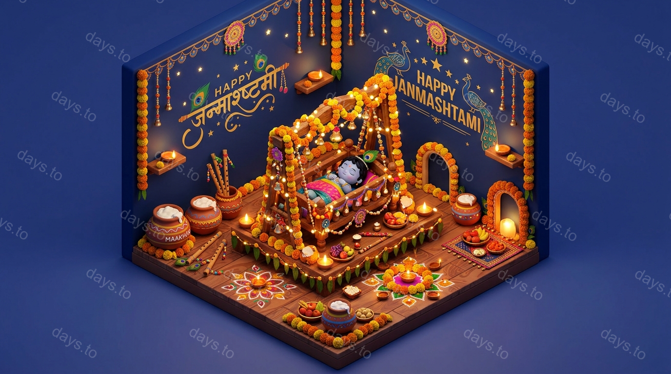 Janmashtami countdown - Holidays