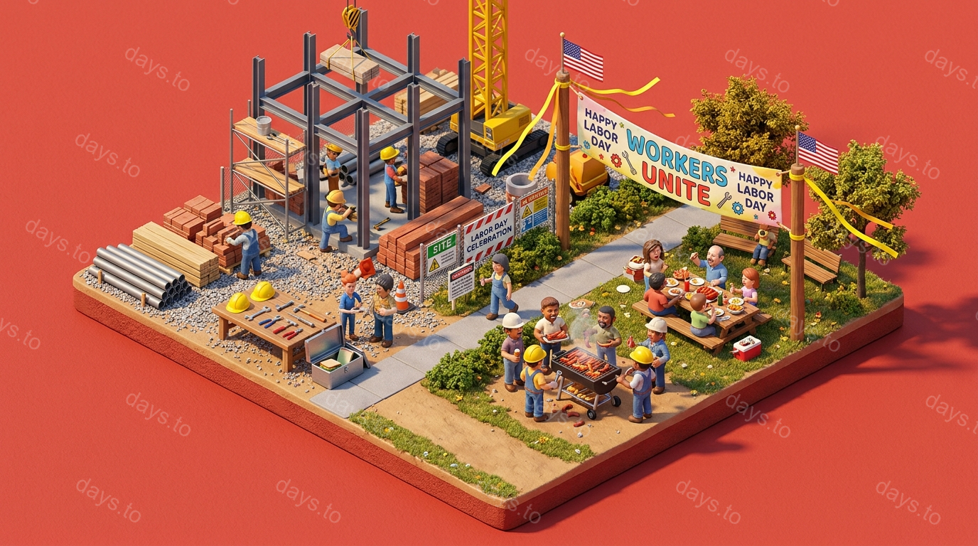 Labor Day countdown - US Holiday
