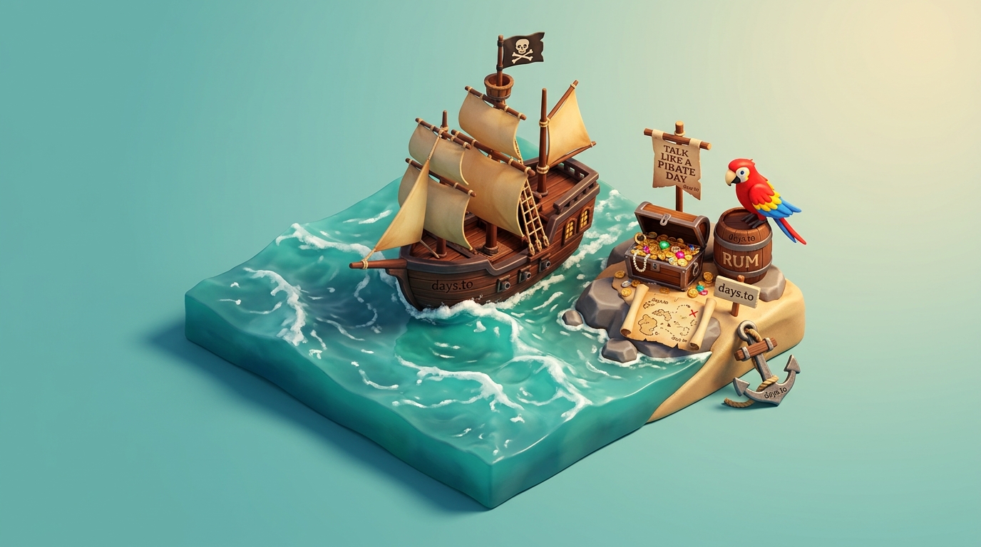 Talk Like a Pirate Day countdown - Awareness