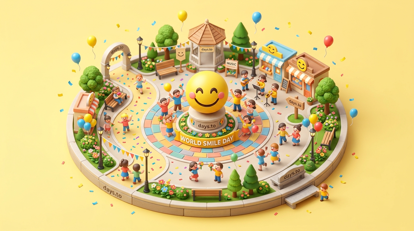 World Smile Day countdown - Awareness
