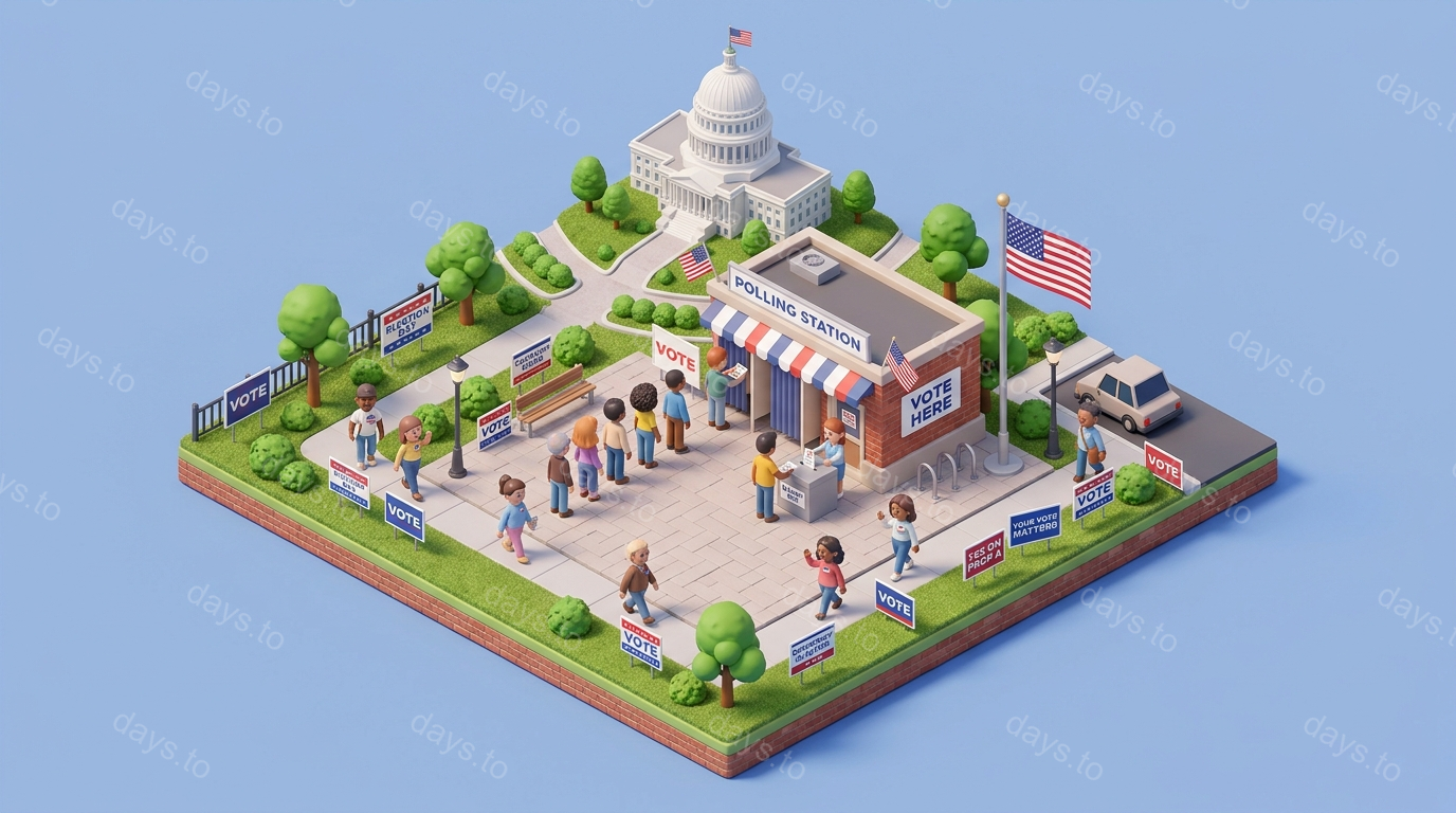 Election Day in US countdown - US