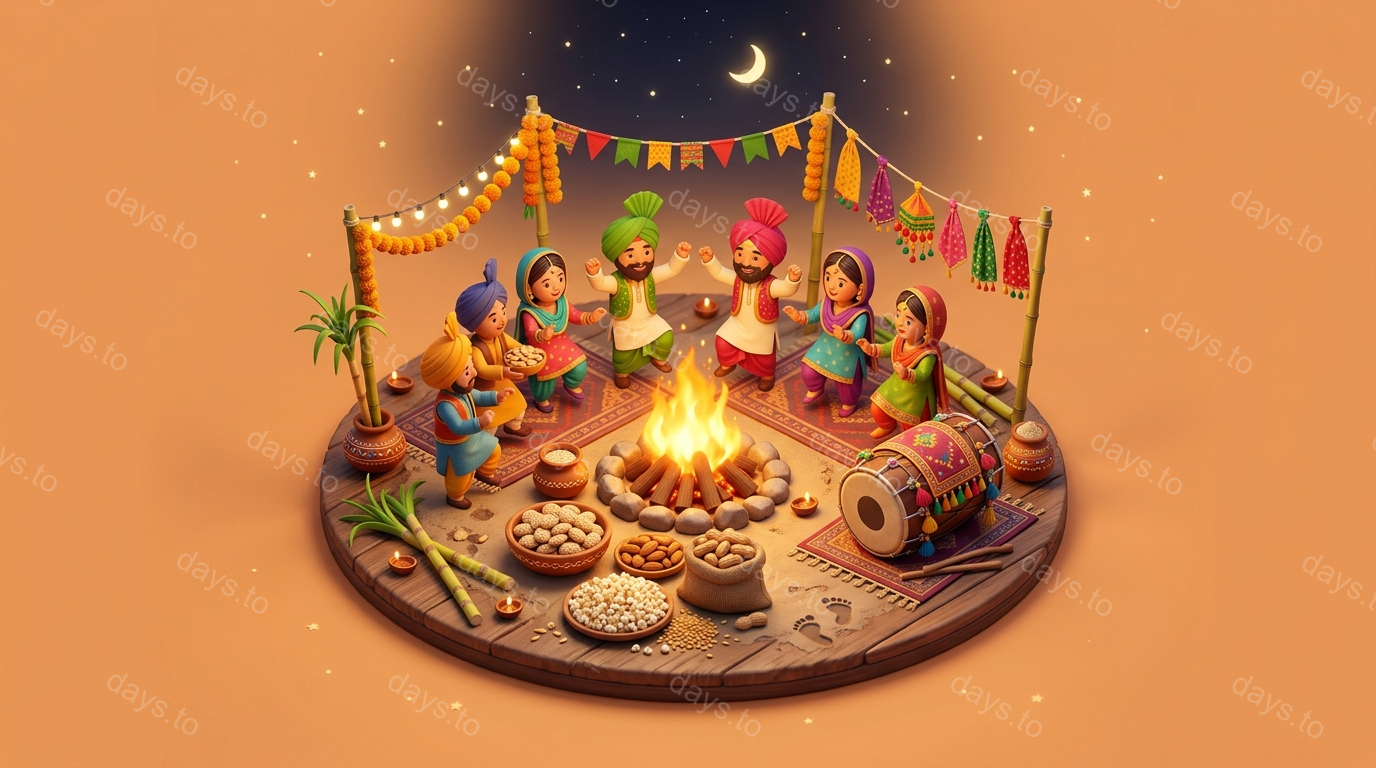 Lohri countdown - Holidays