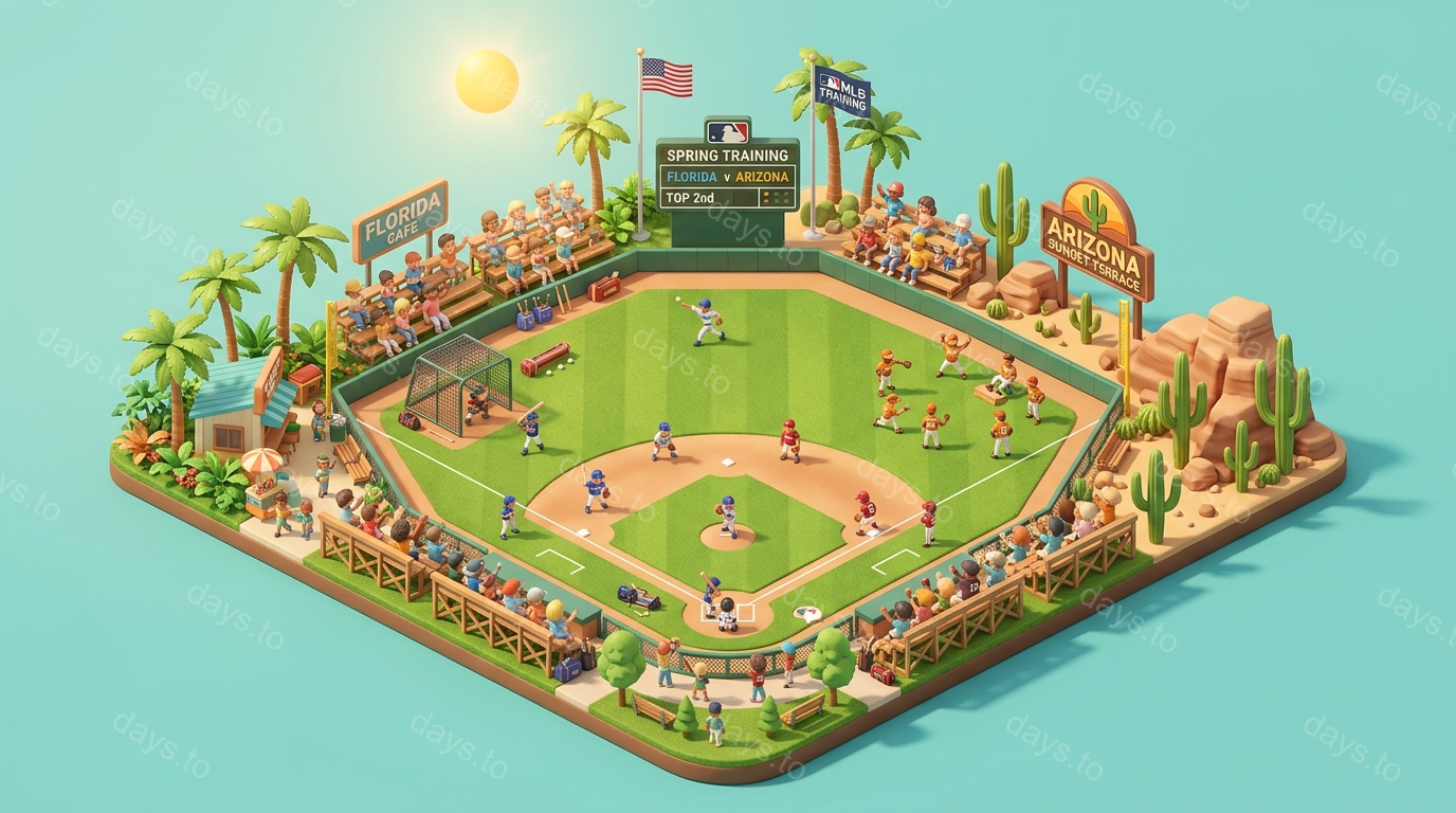 MLB Spring Training 2027 countdown - Sport