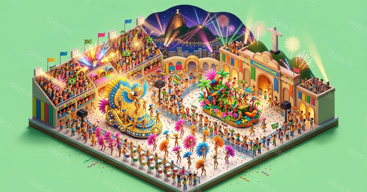 Rio Carnival countdown - Holidays